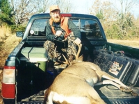 Loading a Big Buck Onto a Truck